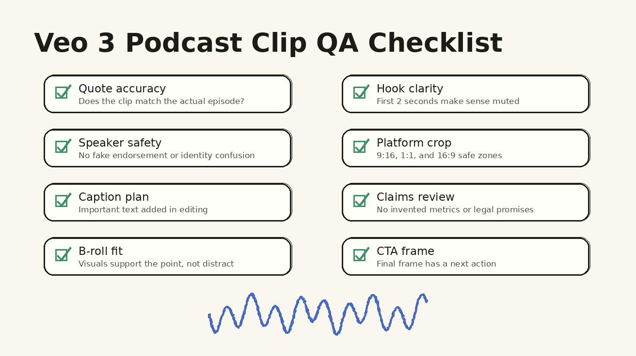 Why podcast teams need a different AI video workflow